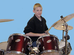 Tommy Carter on the drums